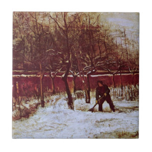 Carreau Parsonage Garden à Nuenen par Vincent van Gogh