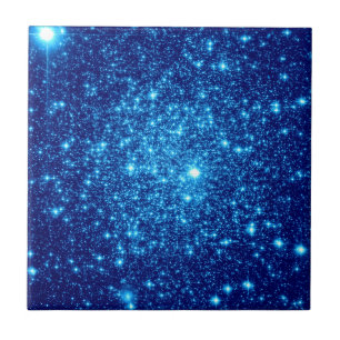 Carreau Parties scintillant Astral Bleu
