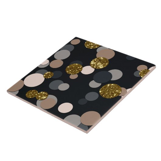 Carreau Parties scintillant Confetti Peach, Maple, Grey an (Côté)