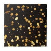 Carreau Parties scintillant moderne en or noir Sol Cuisine (Devant)