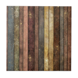 Carreau Parties scintillant Motif en bois