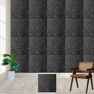 Carreau Parties scintillant noire éclatante Décor maison d