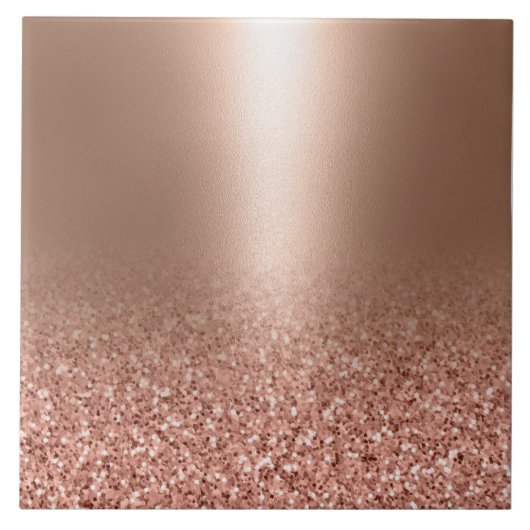 Carreau Parties scintillant rose rose Gold Faux (Devant)