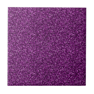 Carreau Parties scintillant violette de minuit