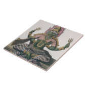 Carreau Parvati, de "voyage Indes aux. et d'une La Chine" (Côté)