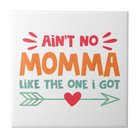 Carreau Pas de maman comme celle que j'ai eu maman Love Re (Devant)