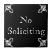 Carreau Pas de sollicitation - Espagnol Blanc sur Carrelag (Devant)