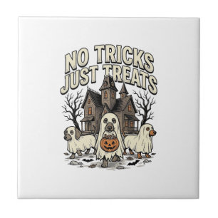 Carreau Pas de tours juste des friandises Halloween Dachsh
