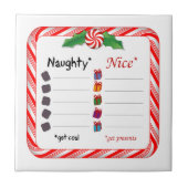 Carreau Pas si subtil Naughty ou Nice (Devant)