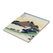 Carreau Passage d'Inume dans la province de Kai (Côté)