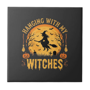 Carreau Passer l'Halloween avec mes sorcières (2)