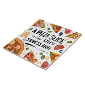 Carreau passionnés de pizza cool graphisme et art du monde (Côté)