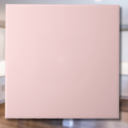 Carreau Pastel Blush Solid Color | Classique | Élégant