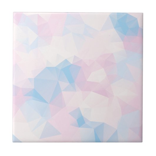 Carreau Pastel Colors Low Poly (Devant)