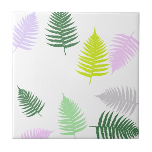 Carreau Pastel Colors Lucky Fern (Devant)