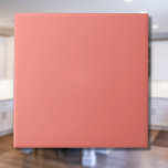 Carreau Pastel Coral Rose couleur solide | Classique | Élé<br><div class="desc">Pastel Coral Rose couleur solide | Classique | Élégant | tendance | Style | Cadeau</div>