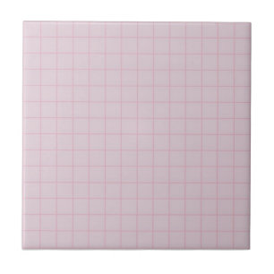 Carreau Pastel Lavender & Rose À damiers Rétro Minimaliste