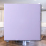 Carreau Pastel Lilac couleur solide | Classique | Élégant<br><div class="desc">Pastel Lilac couleur solide | Classique | Élégant | tendance | Style | Cadeau</div>