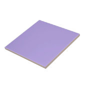 Carreau Pastel Lilac Gris Couleur Solide | Classique | Élé (Côté)