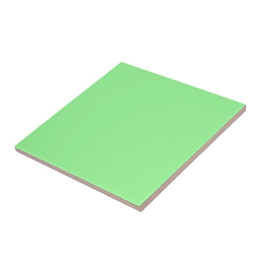 Carreau Pastel Mint couleur solide | Classique | Élégant (Côté)