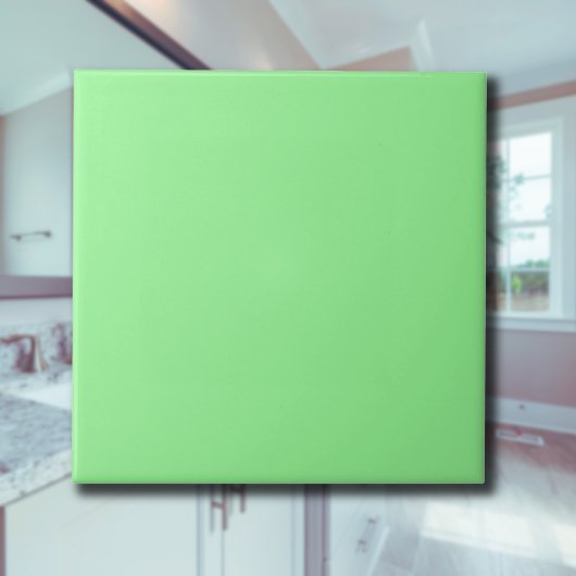 Carreau Pastel Mint couleur solide | Classique | Élégant