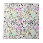 Carreau Pastel paisley (Devant)