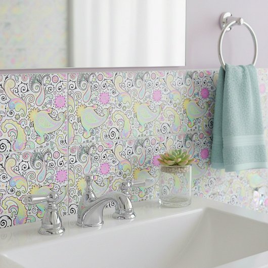 Carreau Pastel paisley