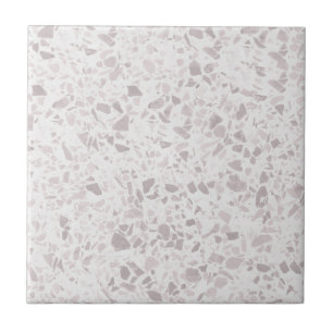Carreau Pastel Taupe et Terrazzo beige Imprimer
