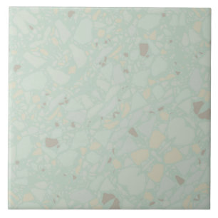 Carreau Pastel vert clair vert moderne simple effet terraz