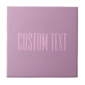 Carreau Pastel Violet & Rose Clair | Texte Moderne Éditabl (Devant)