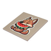 Carreau Pastèque de coyote (Côté)