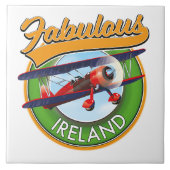 Carreau patch de voyage en Irlande fabuleux. (Devant)