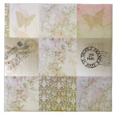 Carreau Patchwork doux d'or (Devant)