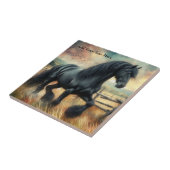 Carreau Pâte de Cheval Frésilien Noir clôtures rustiques (Côté)