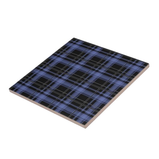 Carreau Pâte rayée en tartan à damiers plaid transparent (Côté)