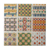 Carreau Paterna perse coloré antique élégance (Devant)