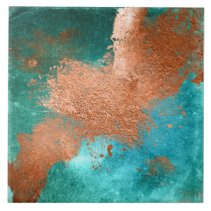 Carreau Patina en cuivre