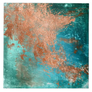 Carreau Patina en cuivre