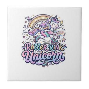 Carreau Patinoire Licorne Autocollant Vectoriel Premium Li