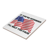 Carreau patriote américain (Côté)