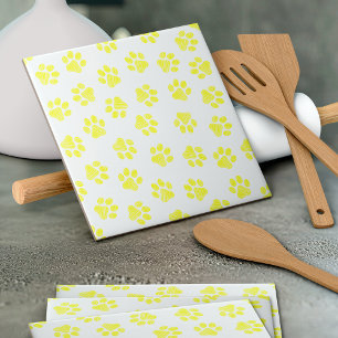 Carreau Patrouilles de Doodle, Paws de Chien, Paws Jaunes