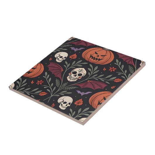 Carreau Pattern d'Halloween (Côté)