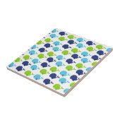 Carreau Pattern of Whales, Cute Whales, Sea Animals (Côté)