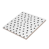 Carreau Patters de Black and White Abstract (Côté)