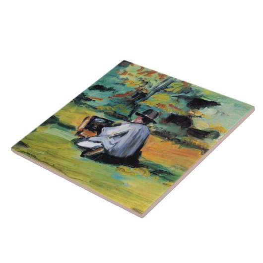 Carreau Paul Cezanne - A Painter at Work,  (Côté)