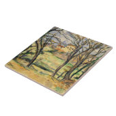 Carreau Paul Cezanne - Arbres et Maisons (Côté)