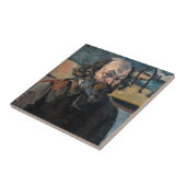 Carreau Paul Cezanne - Autoportrait (Côté)