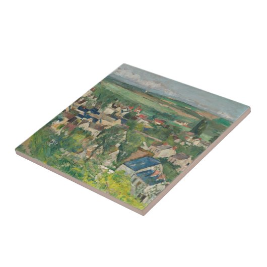 Carreau Paul Cezanne - Auvers, Vue panoramique (Côté)