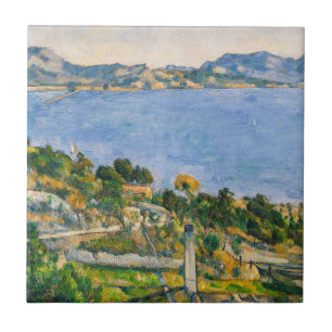 Carreau Paul Cezanne - Golfe de Marseille vu d'Estaque