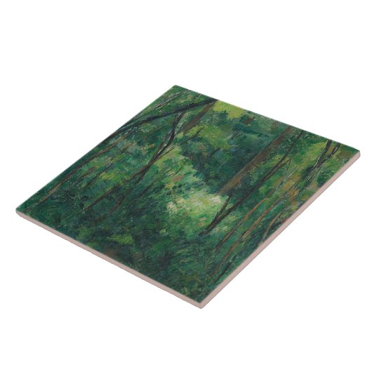 Carreau Paul Cezanne - intérieur d'une forêt (Côté)